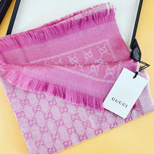 Load image into Gallery viewer, GUCCI Wool GG Jacquard Scarf