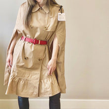 Load image into Gallery viewer, Red Valentino cotton trench cape