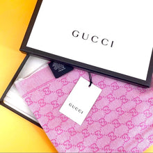 Load image into Gallery viewer, GUCCI Wool GG Jacquard Scarf