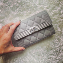 Load image into Gallery viewer, CHANEL leather wallet