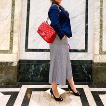 Load image into Gallery viewer, CHANEL classic flap jumbo size leather bag