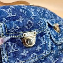 Load image into Gallery viewer, LOUIS VUITTON Denim Monogram Denim Baggy GM Bag