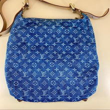 Load image into Gallery viewer, LOUIS VUITTON Denim Monogram Denim Baggy GM Bag