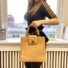 Load image into Gallery viewer, CHANEL VINTAGE leather tote