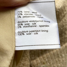 Load image into Gallery viewer, CHANEL wool skirt suit