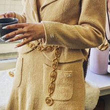 Load image into Gallery viewer, CHANEL wool skirt suit