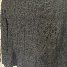 Load image into Gallery viewer, CHANEL black wool coat