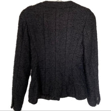 Load image into Gallery viewer, CHANEL black wool coat