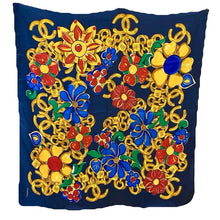Load image into Gallery viewer, CHANEL silk scarf