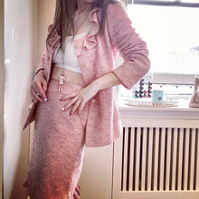 Load image into Gallery viewer, Chanel vintage flower skirt suit