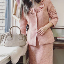 Load image into Gallery viewer, Chanel vintage flower skirt suit