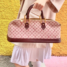 Load image into Gallery viewer, LOUIS VUITTON Vintage red Alma Long Handbag