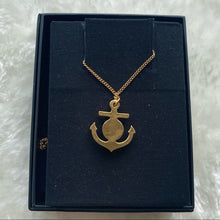 Load image into Gallery viewer, CHANEL anchor pendant necklace