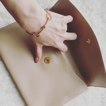 Load image into Gallery viewer, HERMES leather clutch