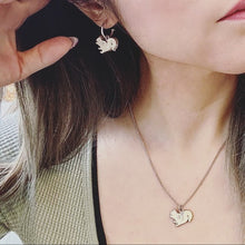 Load image into Gallery viewer, CHANEL earrings & necklace set