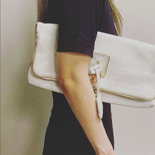 Load image into Gallery viewer, ALEXANDER MCQUEEN leather clutch bag