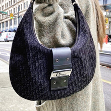 Load image into Gallery viewer, Dior halfmoon cloth Shoulder bag
