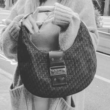 Load image into Gallery viewer, Dior halfmoon cloth Shoulder bag