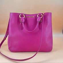 Load image into Gallery viewer, MIU MIU pink leather two-way tote