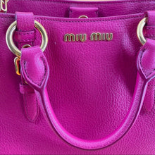 Load image into Gallery viewer, MIU MIU pink leather two-way tote
