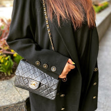 Load image into Gallery viewer, Chanel 24K Gold Classic Flap medium size