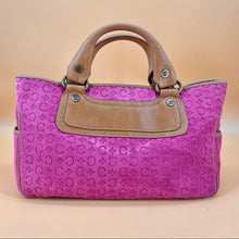 Load image into Gallery viewer, CELINE pink logo tote TWS