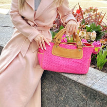 Load image into Gallery viewer, CELINE pink logo tote TWS