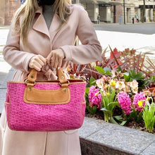 Load image into Gallery viewer, CELINE pink logo tote TWS
