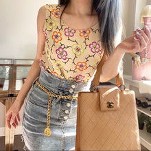 Load image into Gallery viewer, CHANEL Vintage silk top