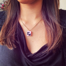 Load image into Gallery viewer, CHANEL pink pendant necklace