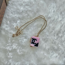 Load image into Gallery viewer, CHANEL pink pendant necklace