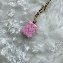 Load image into Gallery viewer, CHANEL pink pendant necklace