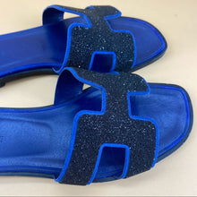 Load image into Gallery viewer, HERMES glitter Oran SANDAL