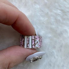 Load image into Gallery viewer, Dior pink logo ring