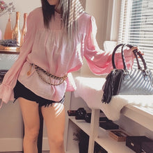 Load image into Gallery viewer, Maje pink blouse TWS