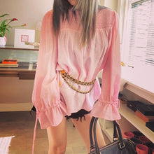 Load image into Gallery viewer, Maje pink blouse TWS