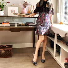 Load image into Gallery viewer, SELF-PORTRAIT bow lace dress