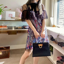 Load image into Gallery viewer, SELF-PORTRAIT bow lace dress