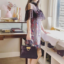 Load image into Gallery viewer, SELF-PORTRAIT bow lace dress