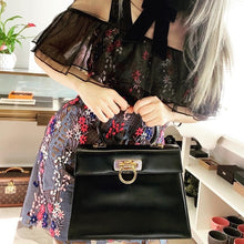 Load image into Gallery viewer, SELF-PORTRAIT bow lace dress