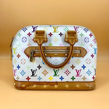 Load image into Gallery viewer, LOUIS VUITTON white multicolour Alma PM handbag