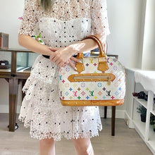 Load image into Gallery viewer, LOUIS VUITTON white multicolour Alma PM handbag