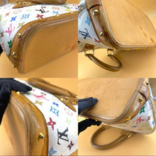 Load image into Gallery viewer, LOUIS VUITTON white multicolour Alma PM handbag