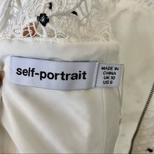 Load image into Gallery viewer, SELF-PORTRAIT White lace dress