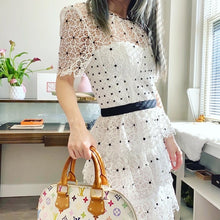 Load image into Gallery viewer, SELF-PORTRAIT White lace dress
