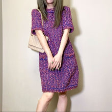 Load image into Gallery viewer, CHANEL classic lavender dress