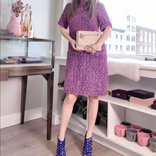 Load image into Gallery viewer, CHANEL classic lavender dress