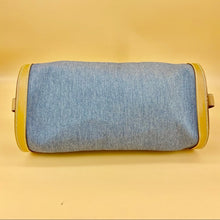Load image into Gallery viewer, Hermès Vintage Blue Denim Fabric shoulder bag