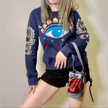 Load image into Gallery viewer, CHANEL Denim Sequin Mini Bucket Bag