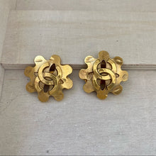 Load image into Gallery viewer, CHANEL VINTAGE snowflake earrings